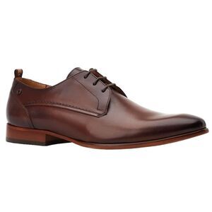 Base London Mens Gambino Leather Brogues / Dark Brown